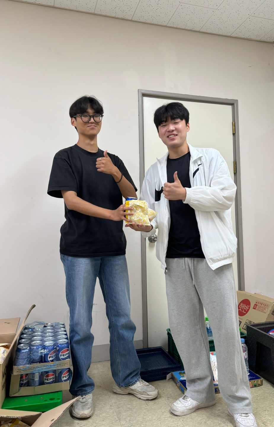 응급구조학과 기말고사 간식 행사
